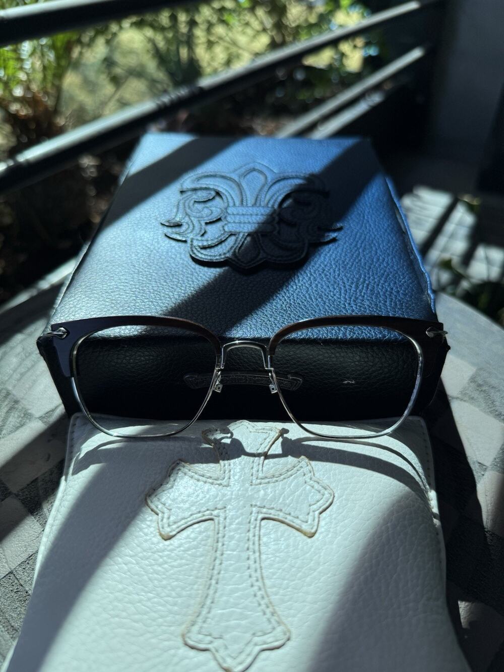 Chrome Hearts SLUNTRADICTION 52 Ebony Wood Face Front Replacement